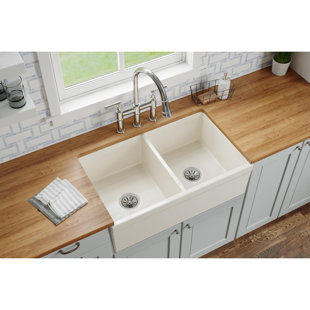 Find The Perfect Double Farmhouse A Kitchen Sinks Wayfair Double Farmhouse A Kitchen Sinks