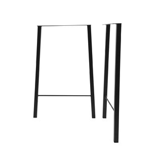 V-Shaped Steel Table Legs Modern Style Table Legs,Office Table Legs,Computer Desk Feet Height 28 Dining Table Legs 2-Pack Industrial Kitchen Table Legs