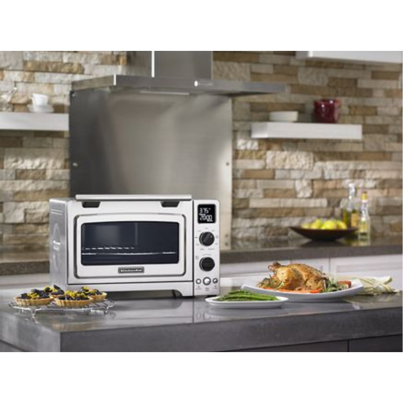 Kitchenaid 1 Cubic Foot Stainless Steel Convection Countertop Oven