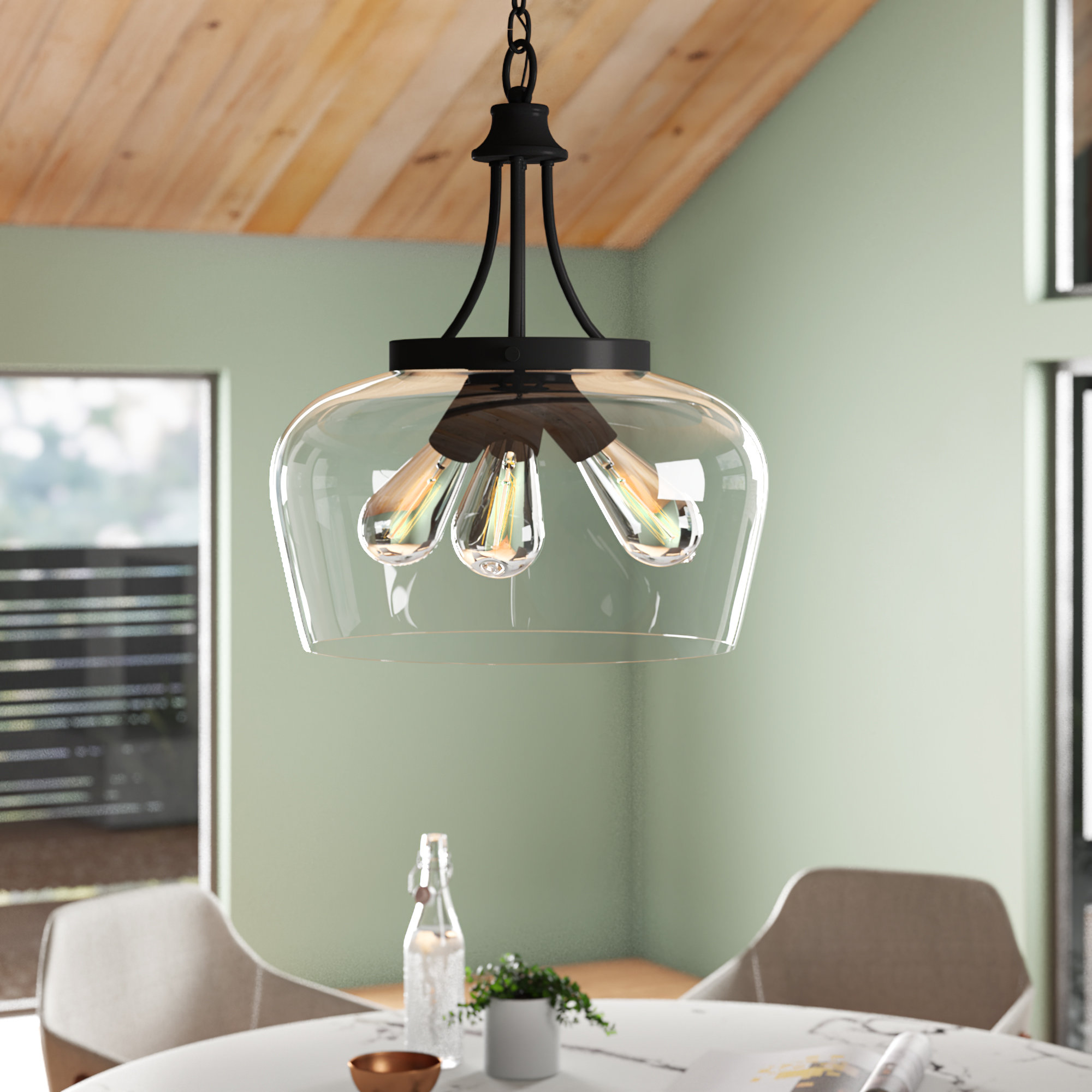 statement pendant light