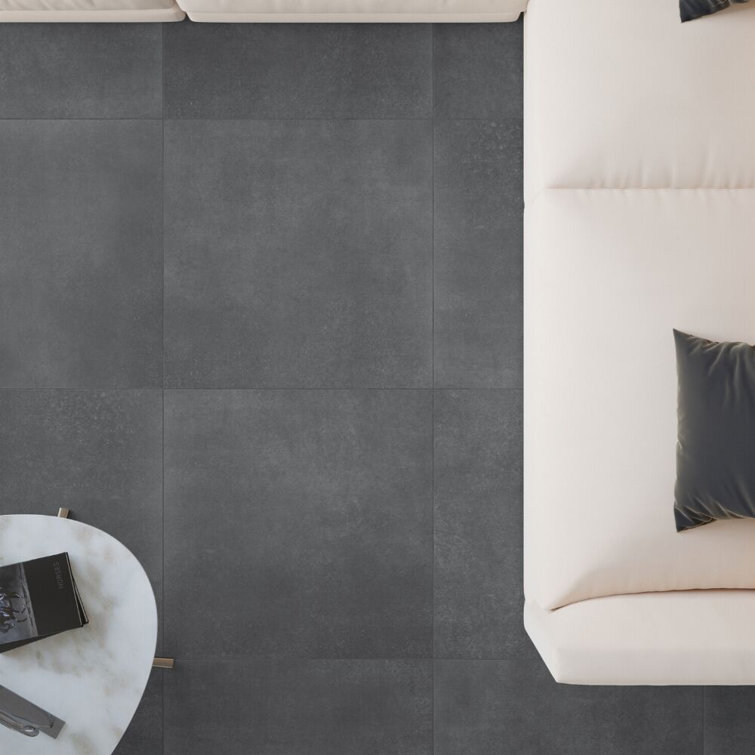 Long Island Mosaics Tile Slate 32 X 32 Porcelain Concrete Look Wall Floor Tile Wayfair