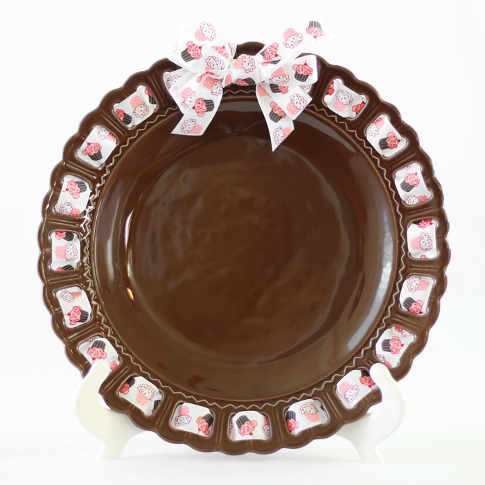 Prissy Plates Decorative Ribbon Plate Wayfair