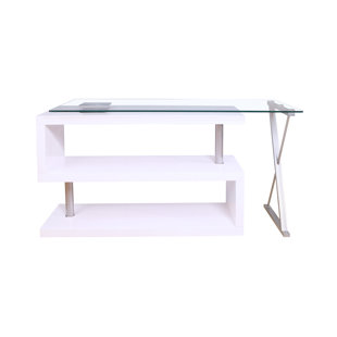 Modern Contemporary High Gloss White Desk Allmodern Search Results For High Gloss White Desk