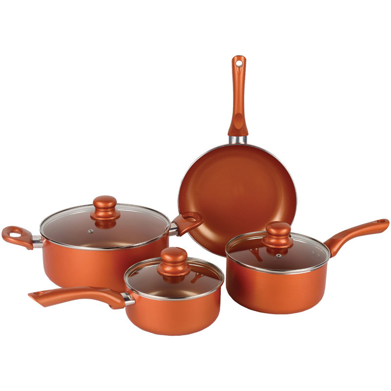 Brentwood Appliances 7 Piece Aluminum Non Stick Cookware ...