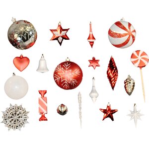 98 Piece Mini Ornament Set