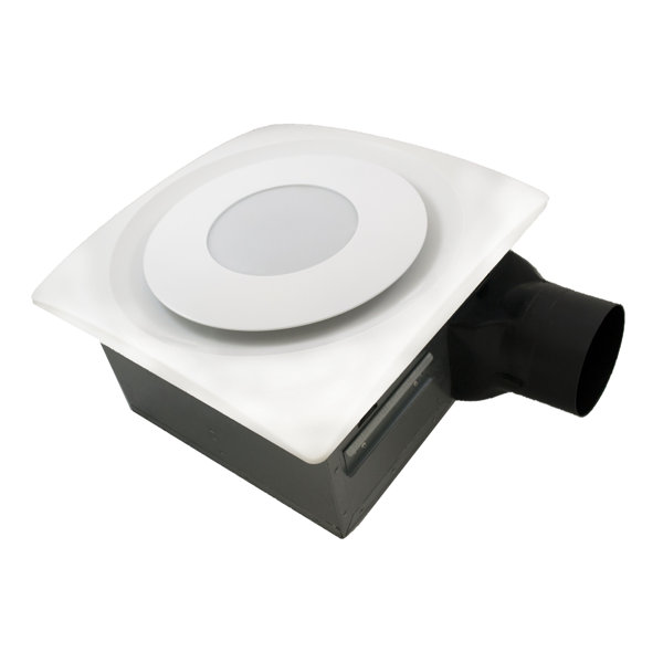 Bathroom Fans You Ll Love Wayfair Slimfit 90 Cfm Bathroom Fan With Light