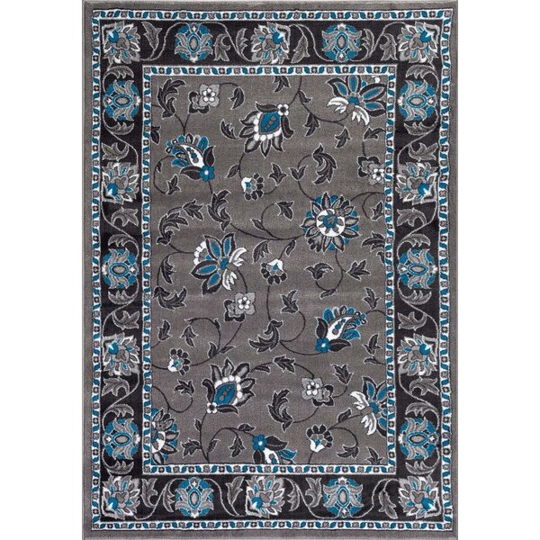 Persian-rugs Turquoise/Gray Area Rug & Reviews | Wayfair - 