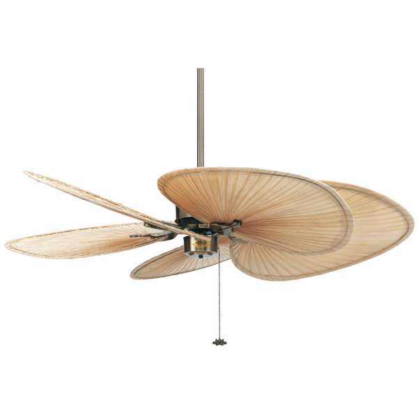 Fanimation 52 Islander 5 Palm Blade Ceiling Fan Reviews Wayfair