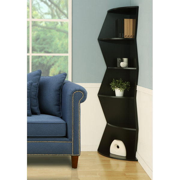 Latitude Run 76" Corner Unit Bookcase & Reviews Wayfair