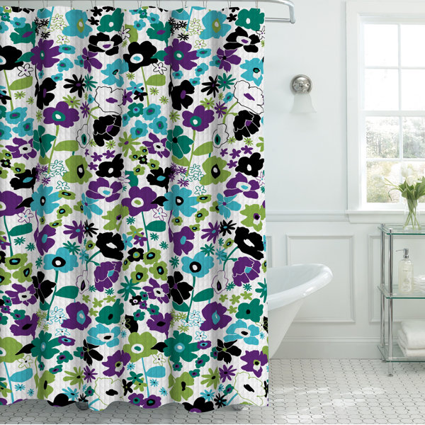 Bath Studio Oxford Fabric Weave Textured Shower Curtain Set & Reviews
