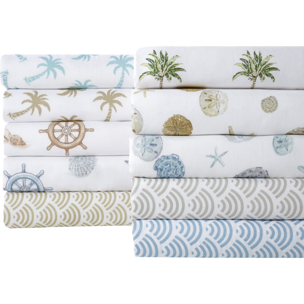 Panama Jack Palm Beach 300 Thread Count Cotton Sheet Set & Reviews
