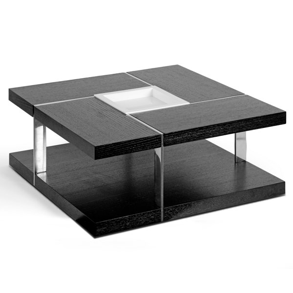 Glamour Home Decor Aira Square Coffee Table With Tray Top Wayfair - Glamour Home Decor Aira Square Coffee Table With Tray Top Wayfair