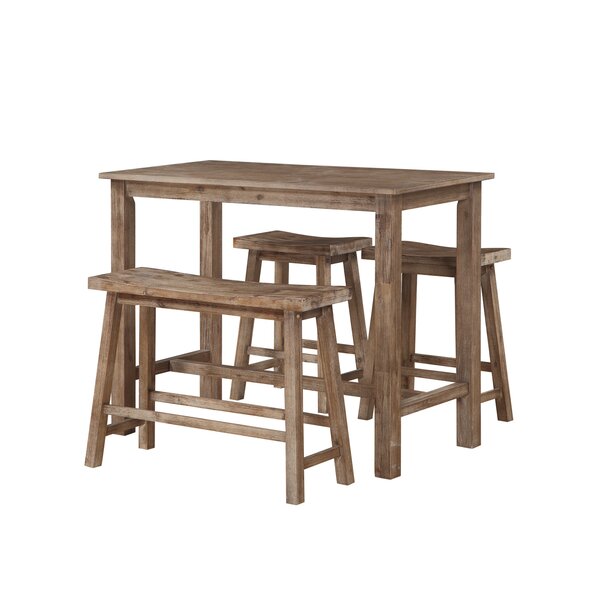 Loon Peak Atlantis 4 Piece Pub Table Set & Reviews | Wayfair - 