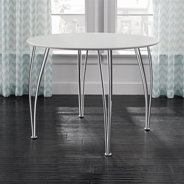 Wade Logan Clovis Round Dining Table Reviews Wayfair Ca