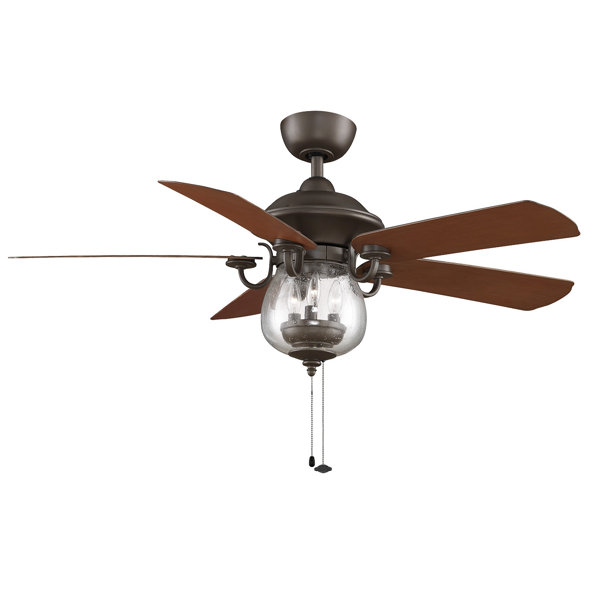 Fanimation 52 Crestford 5 Blade Ceiling Fan Reviews Wayfair