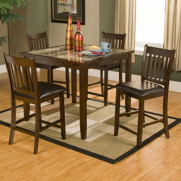 Alpine Furniture Capitola 5 Piece Pub Set Reviews Wayfair