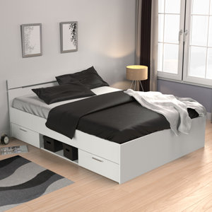 Bett Michigan mit Stauraum von Demeyere
