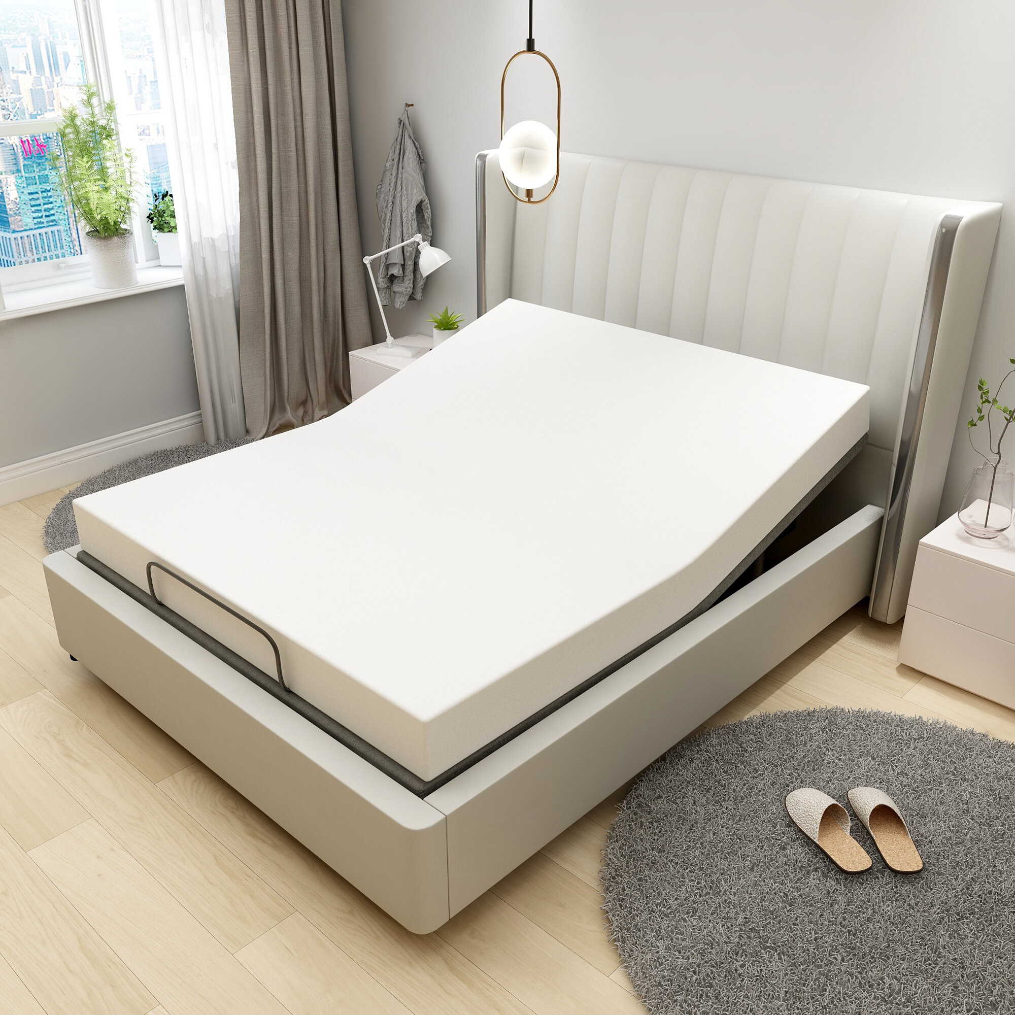 Bloxom Zero Gravity Adjustable Bed With Wireless Remote 