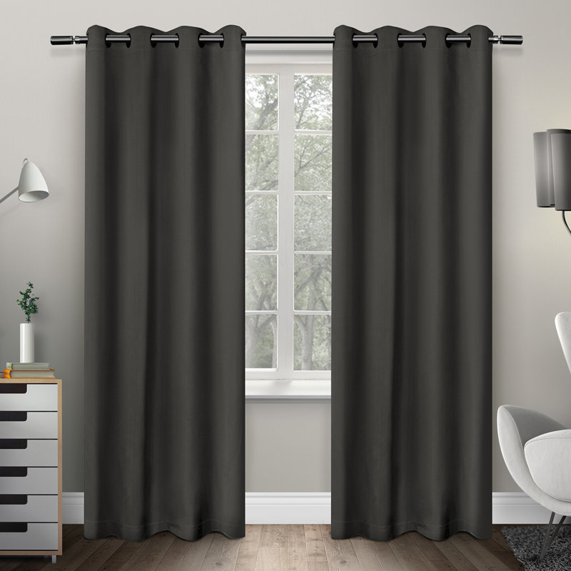 viv + rae tamara solid room darkening grommet curtain panels viv + rae tamara solid room darkening grommet curtain panels