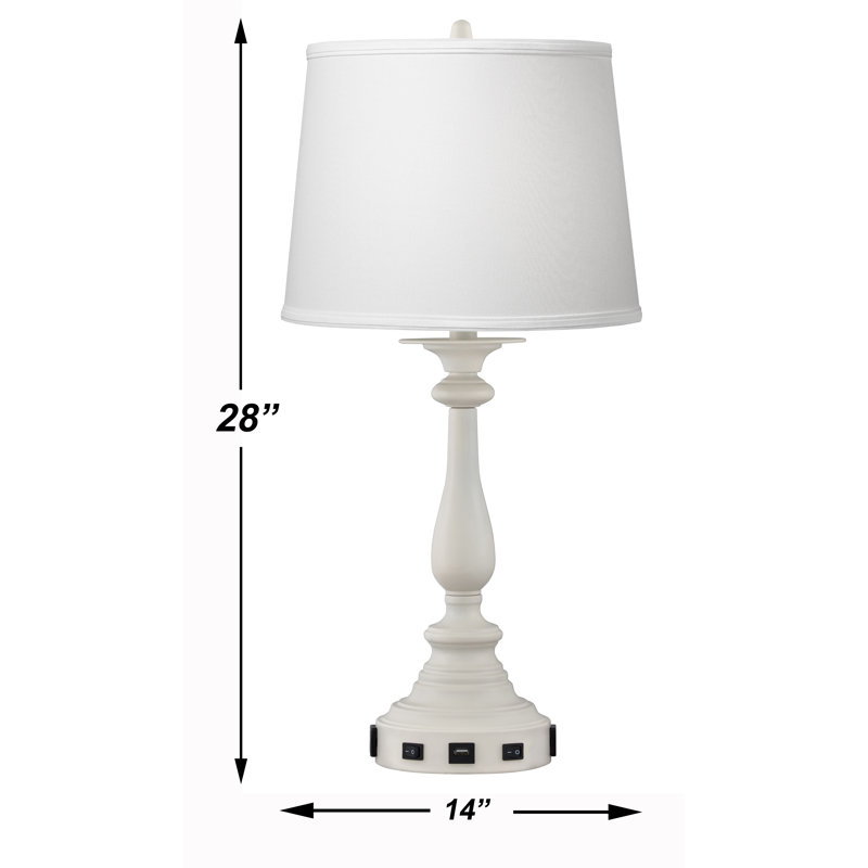 white table lamp set