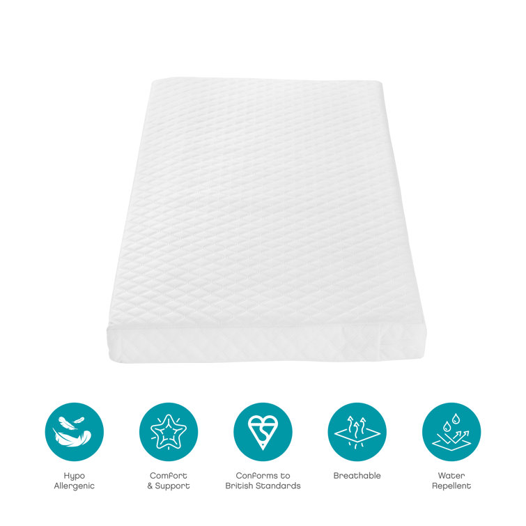 breathable cot mattress