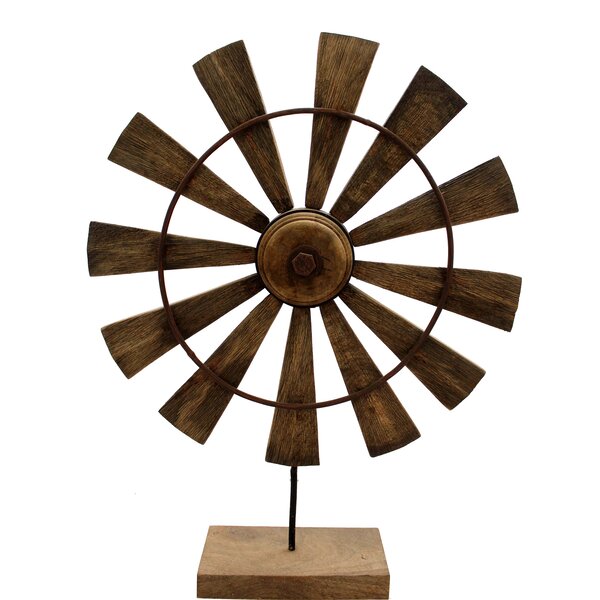 wooden windmill