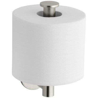 Florentine Satin Nickel Vertical Toilet Tissue Paper Holder #48598 