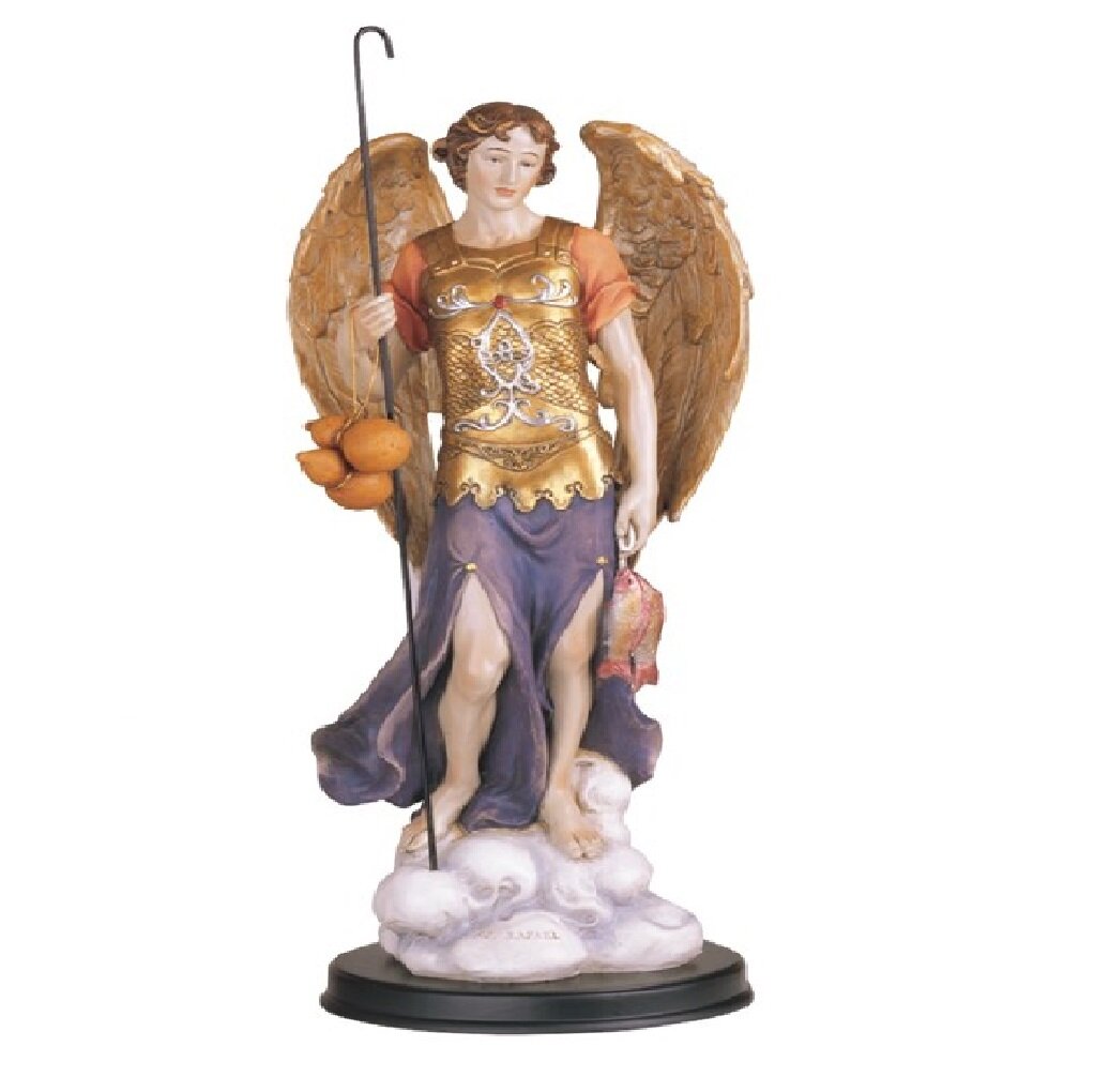 Canora Grey Reagle Archangel Raphael Figurine | Wayfair