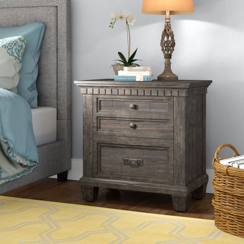 Laurel Foundry Modern Farmhouse Suzann 2 Drawer Nightstand & Reviews 