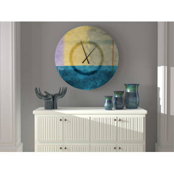 Orren Ellis Oversized Diakite Wall Clock Wayfair