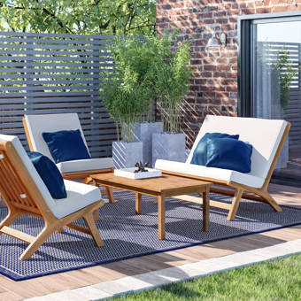 Beachcrest Home Abraham 11 Piece Sofa Seating Group With Cushions