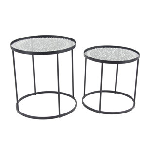 Go to store & view more images Gledhill Modern Round 2 Piece End Table Set by Bungalow Rose