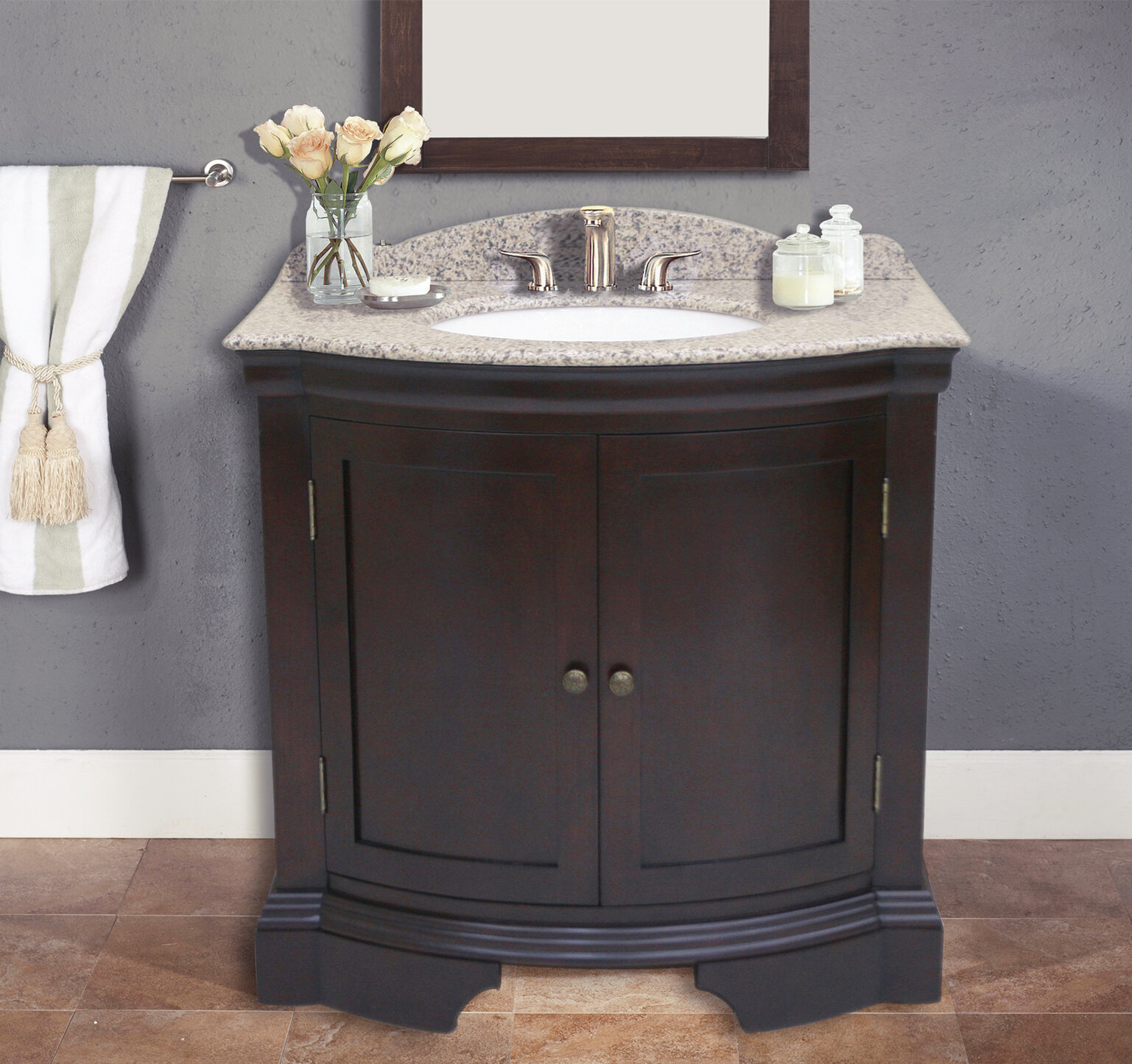 Winston Porter Gerlind 36 Single Bathroom Vanity Set Reviews Wayfair