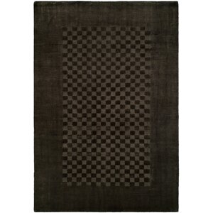 Beharry Hand-Woven Black/Gray Area Rug