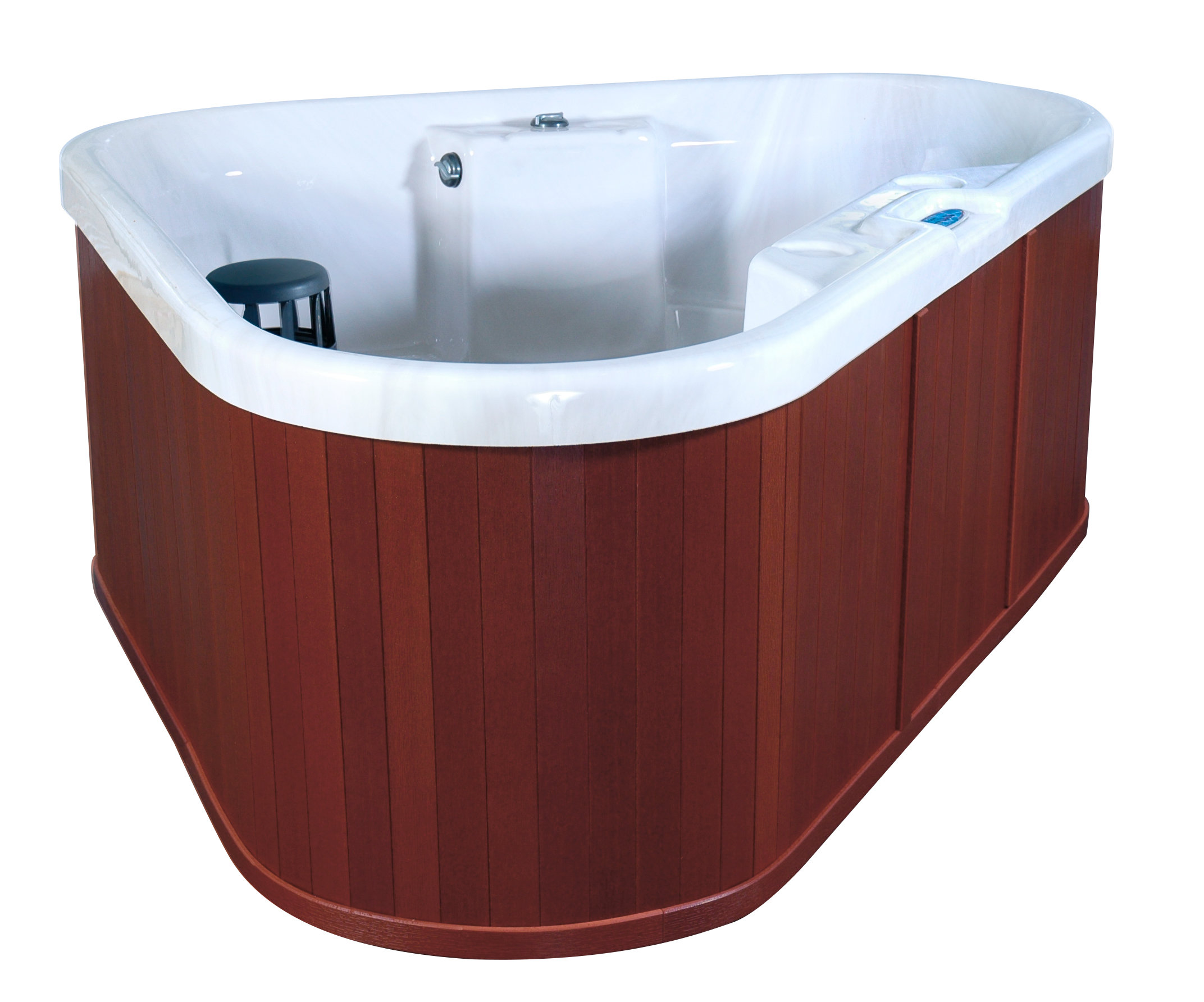 Bermuda 3 Person 12 Jet Plug And Play Hot Tub With Led Light And Ozonator