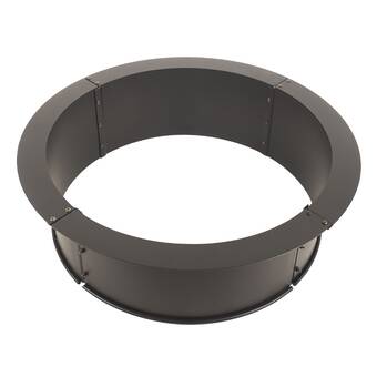 Pleasant Hearth Solid Steel Fire Ring Reviews Wayfair Ca