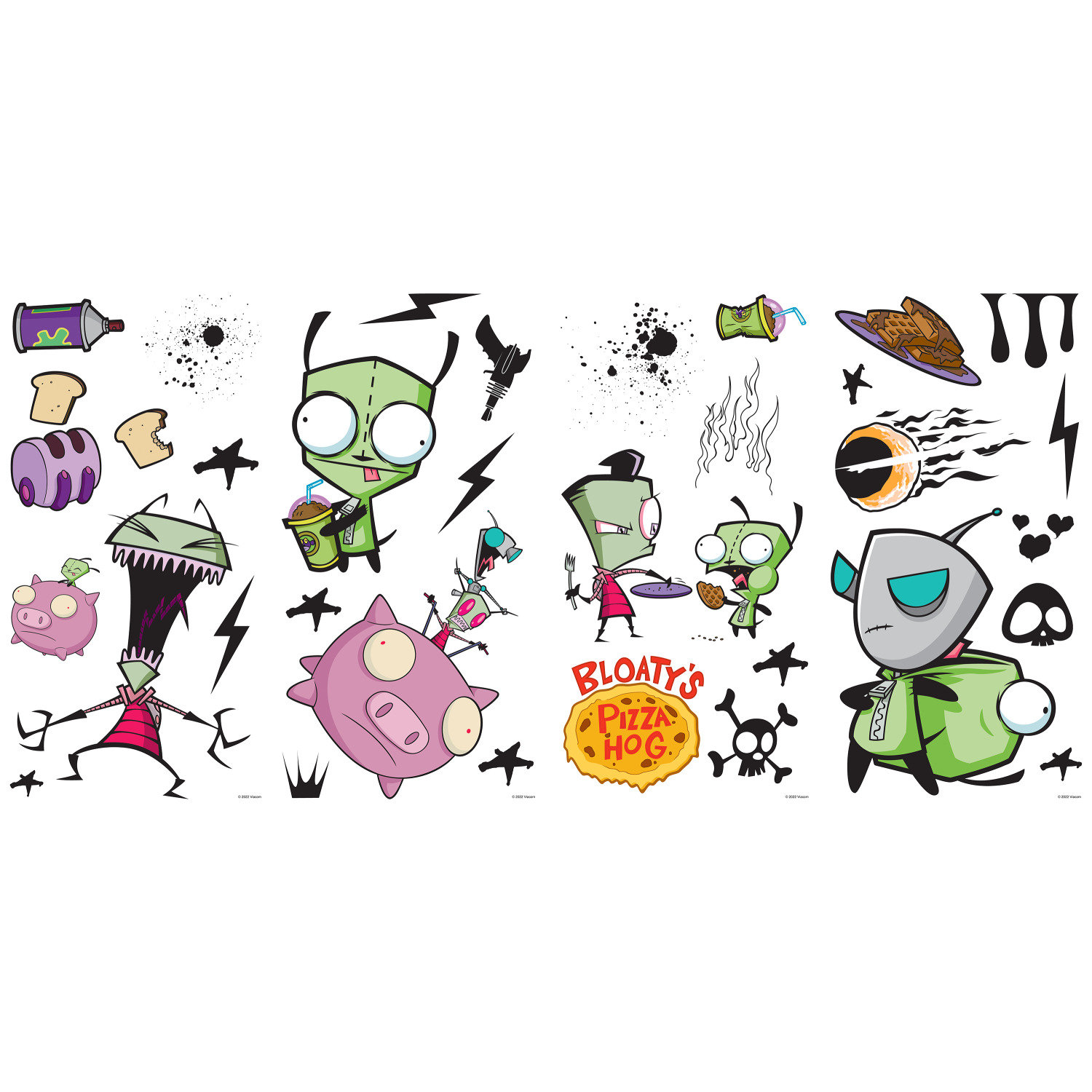 Room Mates Invader Zim Wall Decal | Wayfair