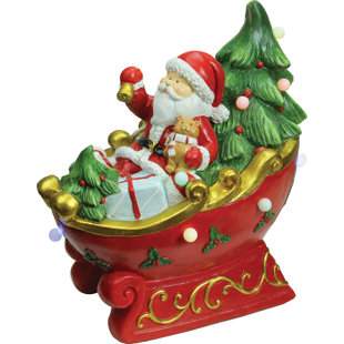 led lighted and musical santa in a sleigh decorative christmas tabletop figure - Decorative Christmas Sleigh Sale led lighted and musical santa in a sleigh decorative christmas tabletop figure - Decorative Christmas Sleigh Sale