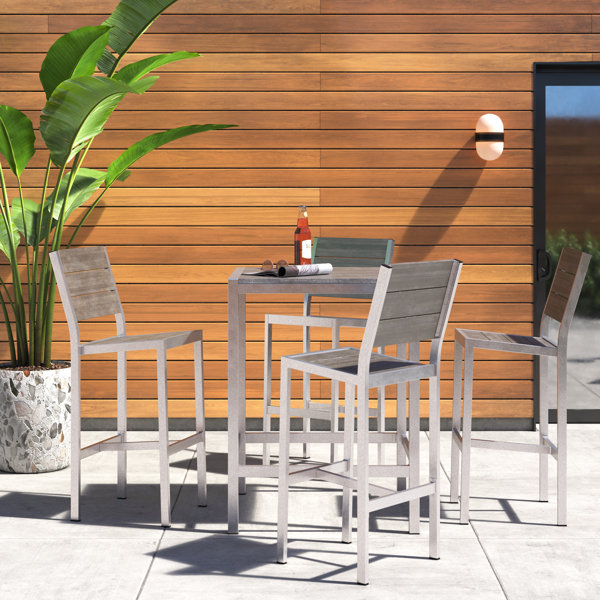 counter height outdoor bistro set