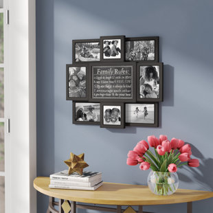 Collage Floating Family Picture Frames You Ll Love Wayfair Mehara Family Rules 8 Slot 4 X 6 Picture Frame