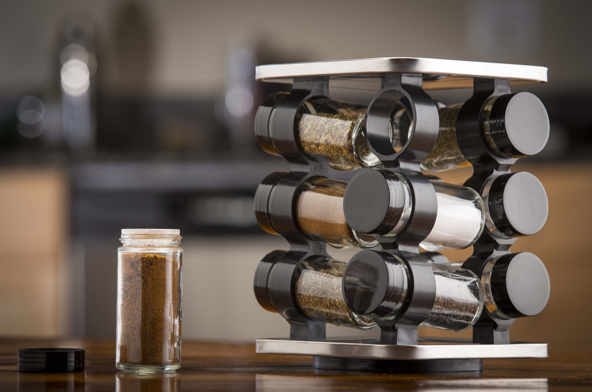 Modernhome Carousel 12 Jar Spice Jar & Rack Set & Reviews Wayfair.ca