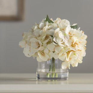 Creative Displays Golden Wheat in French-Themed Pot Faux Floral Small Gold