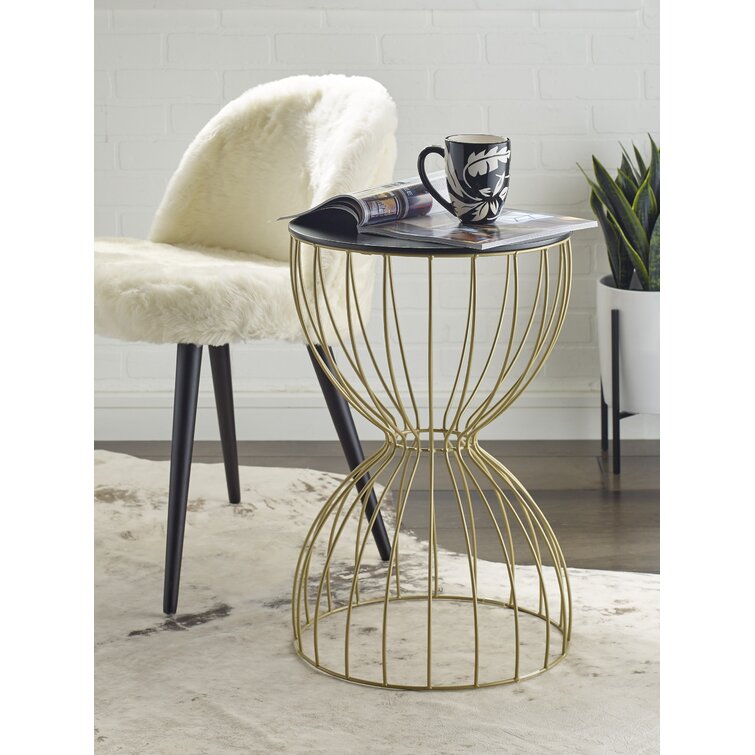 Elle Decor Cami Pedestal End Table Reviews Wayfair