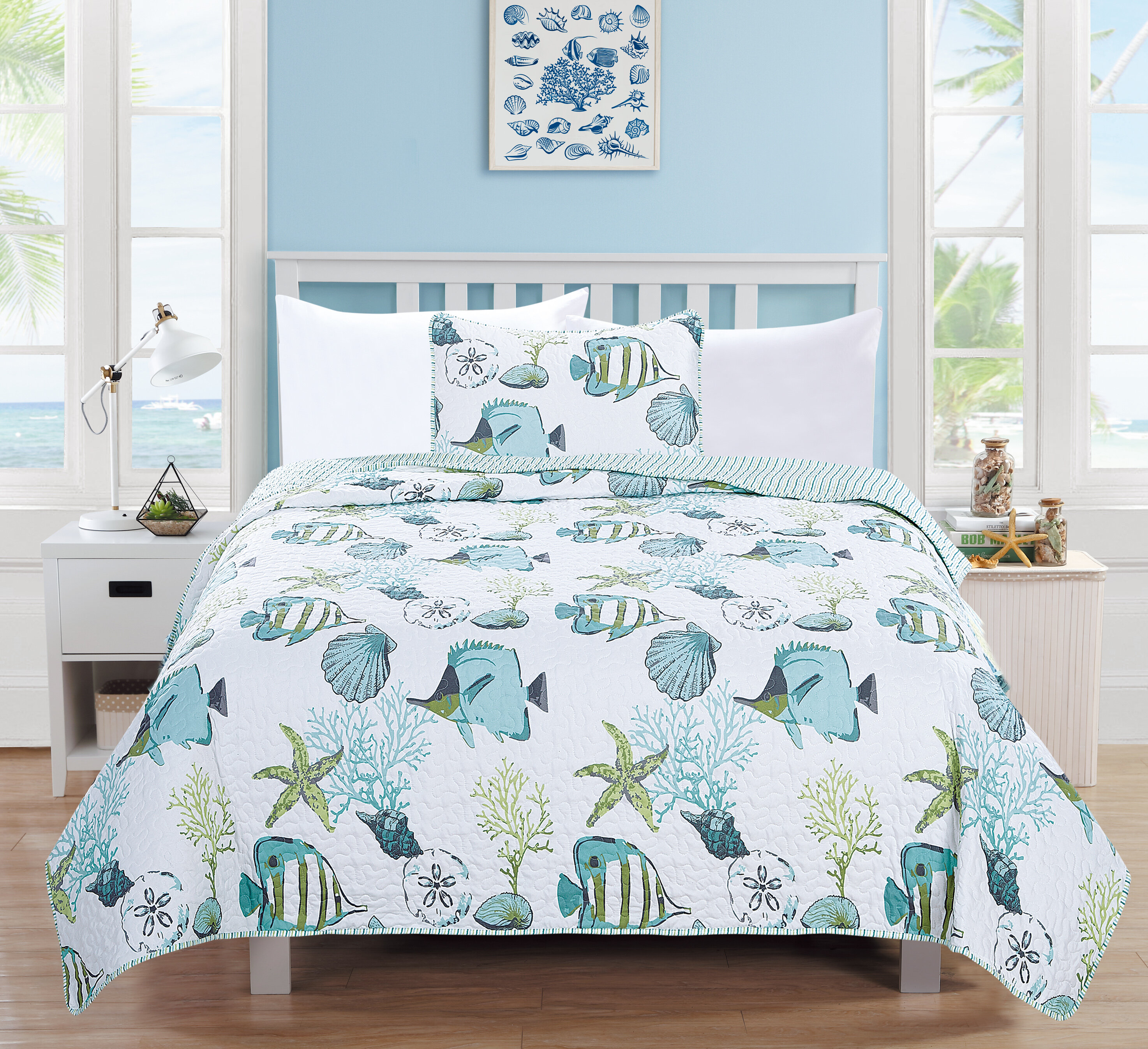 Beachy Bedding You Ll Love In 2021 Wayfair