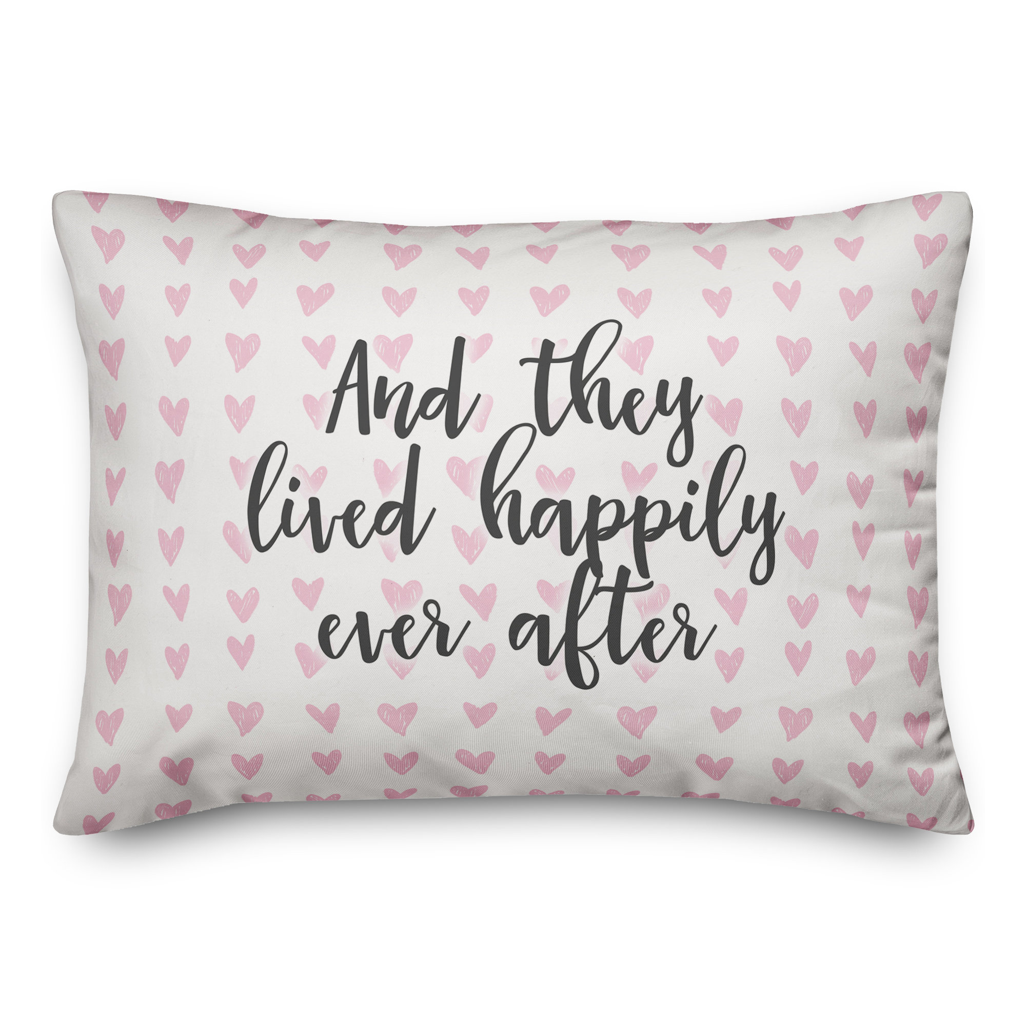Ebern Designs Lyell And They Lived Happily Ever After Throw Pillow