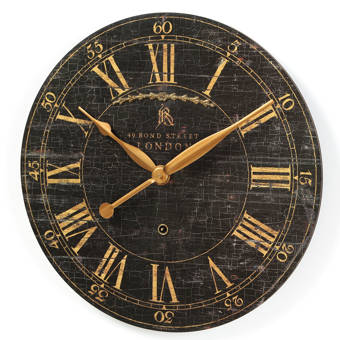 Saint Benoit 18 Round Wood Wall Clock Reviews Joss Main