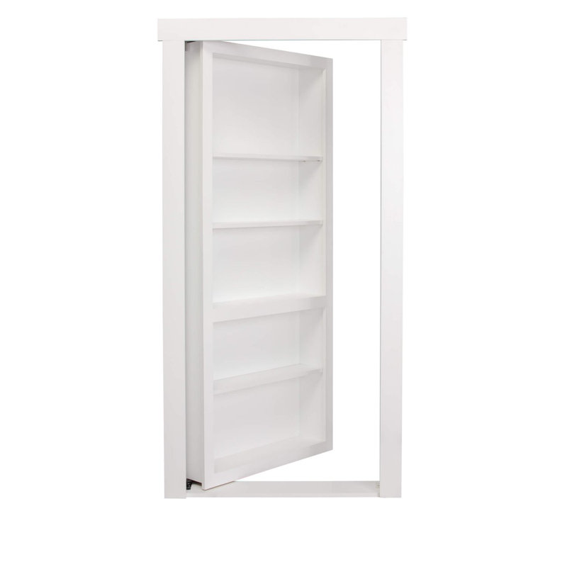 Murphydoorinc Mdf Mount Bookcase Hidden Door Wayfair