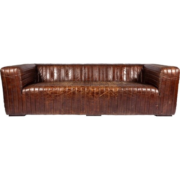 Andrea Leather Sofa Wayfair