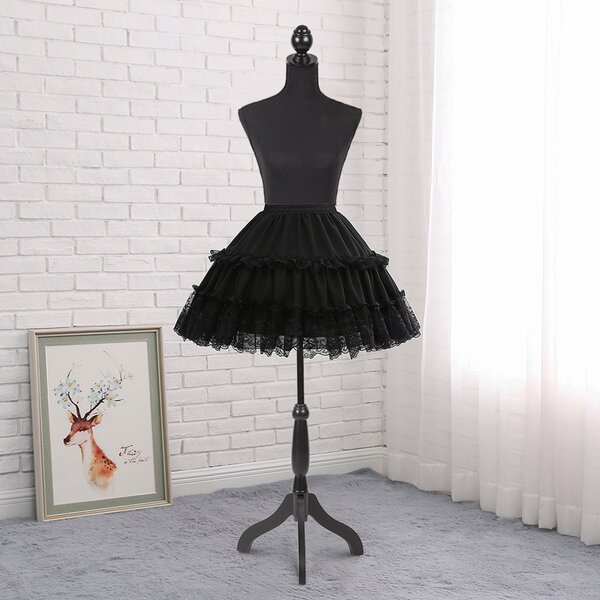 New Black Female Mannequin Torso Dress Form Clothing Display w Tripod Stand Base