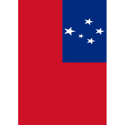 Samoa Garden flag Toland Home Garden